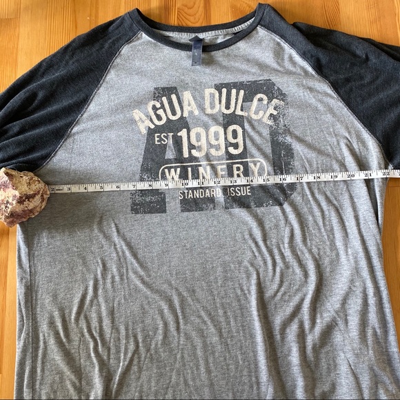 Agua Dulce Winery Baseball Tee - Picture 5 of 8